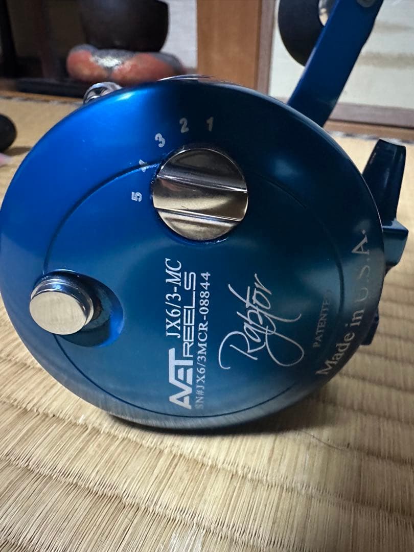 【新品未使用】アベットリールJX6/3MC RAPTOR（PE10号200m付）