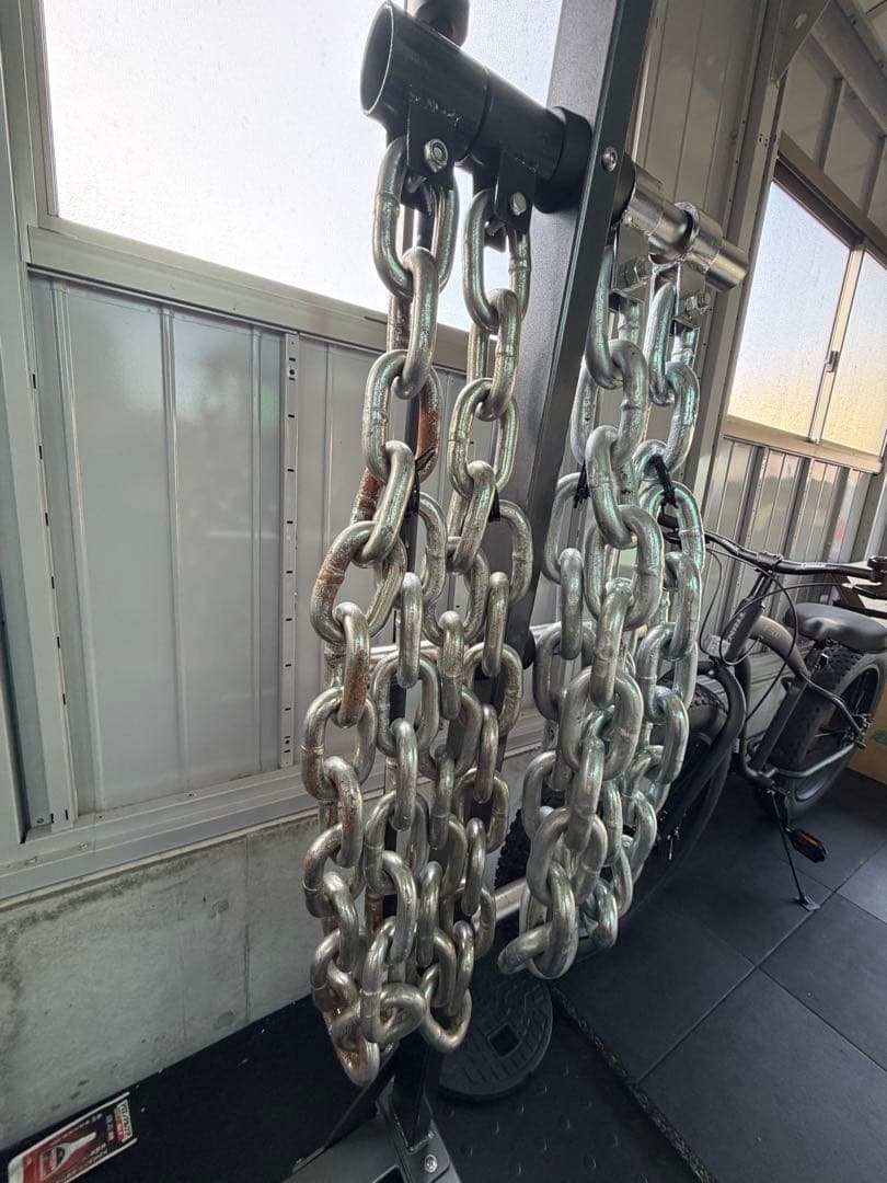 ジムチェーン約40KG(約20KG×2本セット) 150cm 定価33,000円