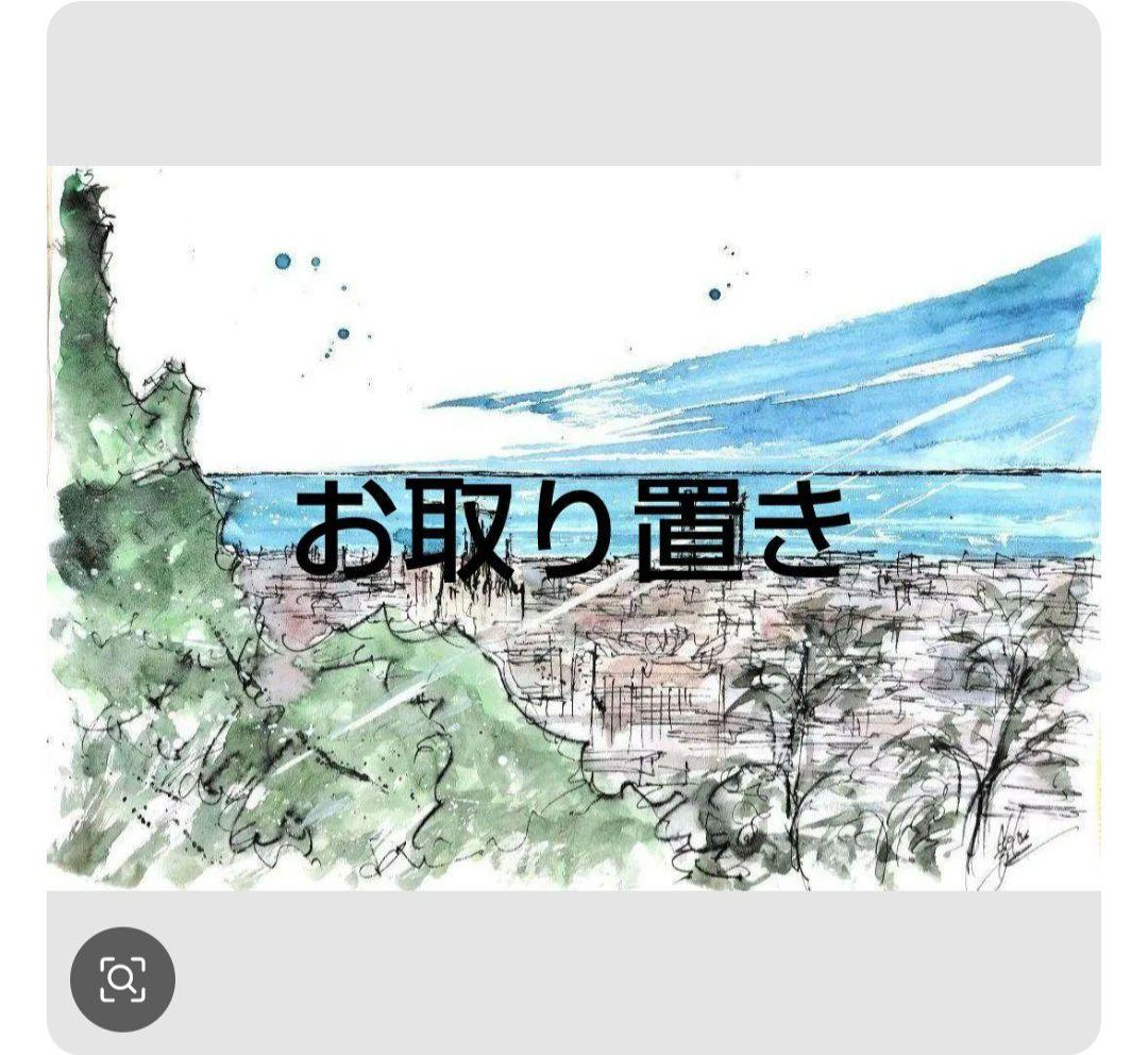 原画#3681 フィレンツェ　雨　イタリア　水彩画　風景画　ドローイング　アート