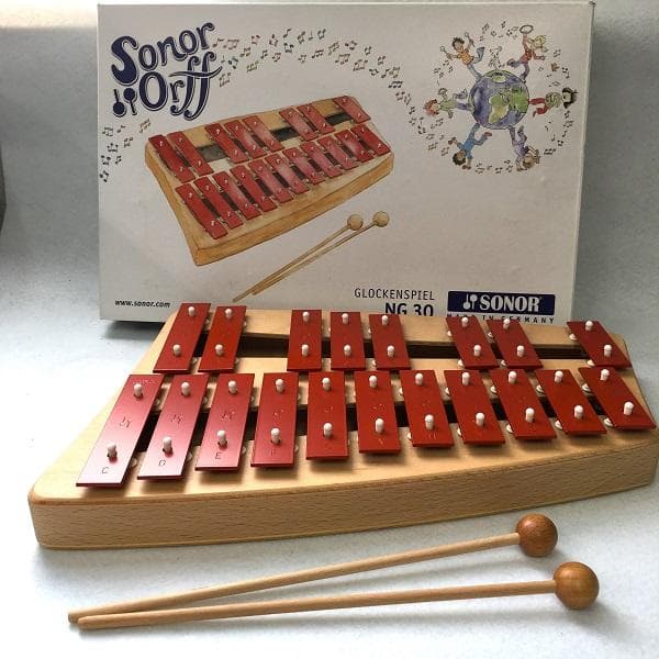Y 美品 鉄琴 NG30 ゾノア SONOR グロッケンシュピール メタルフォン