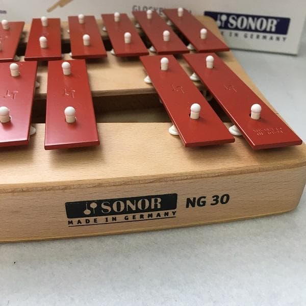 Y 美品 鉄琴 NG30 ゾノア SONOR グロッケンシュピール メタルフォン