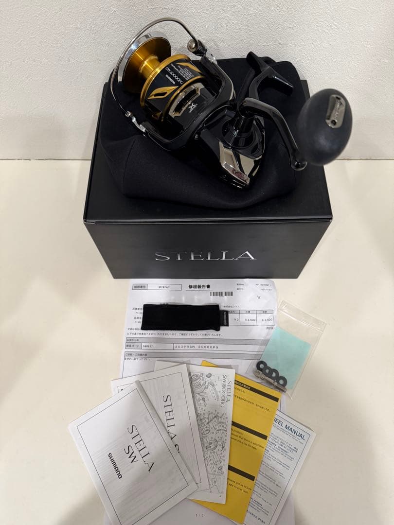 シマノ 20ステラSW 20000PG フルメンテコースオーバーホール済み