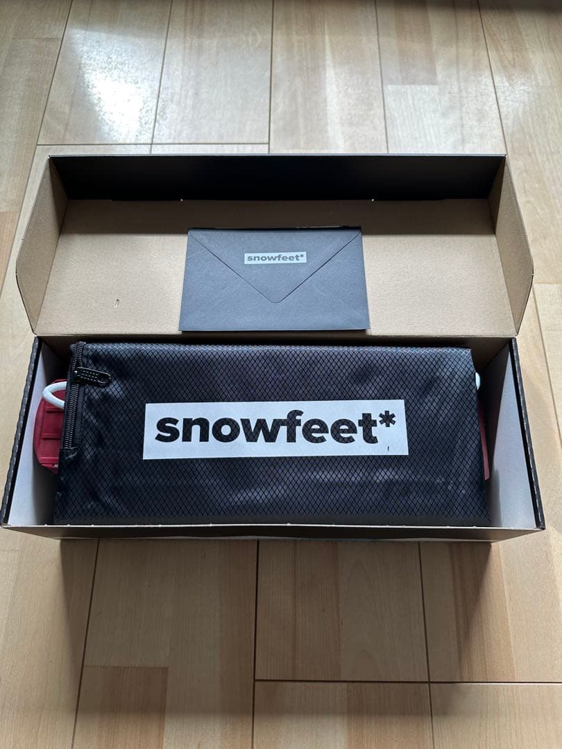 【正規品】 スノーフィートミニ キッズモデル 専用Wax付き レッド