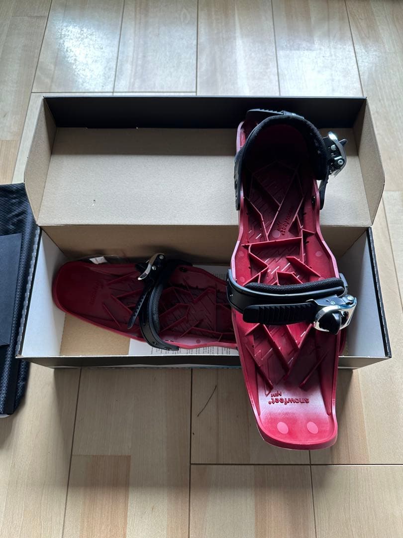 【正規品】 スノーフィートミニ キッズモデル 専用Wax付き レッド