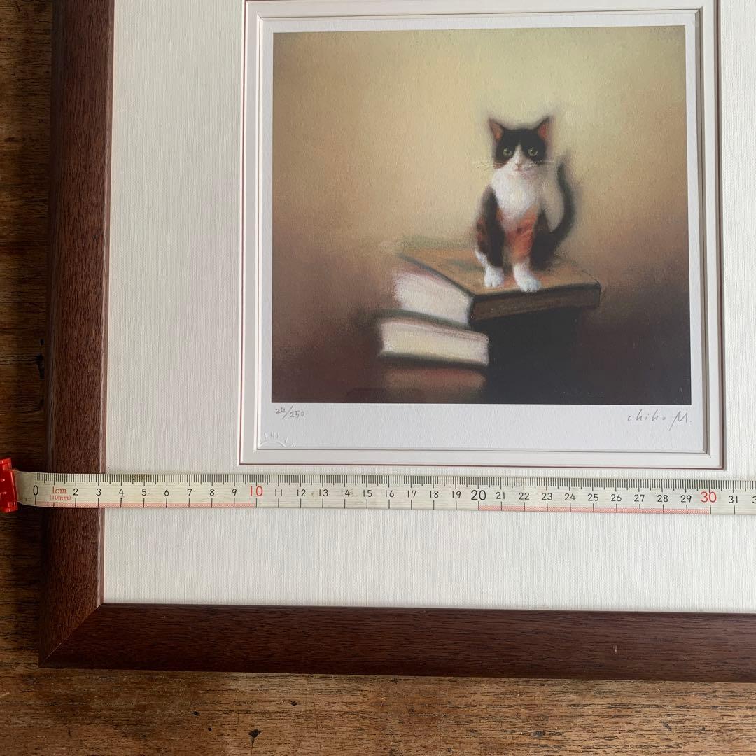 牧野千穂　「エドワードDの猫」　版画（ジクレー）