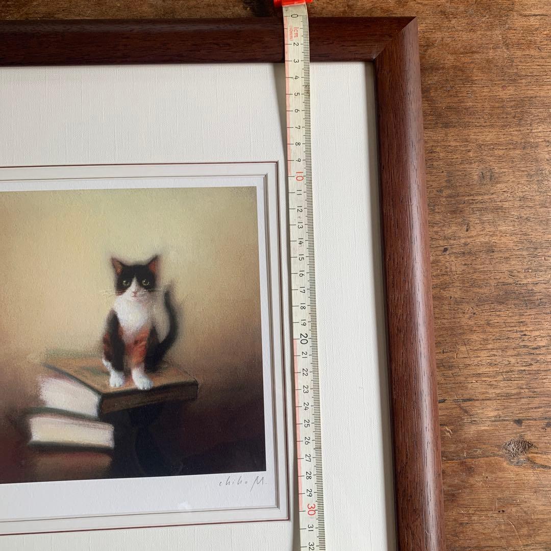 牧野千穂　「エドワードDの猫」　版画（ジクレー）