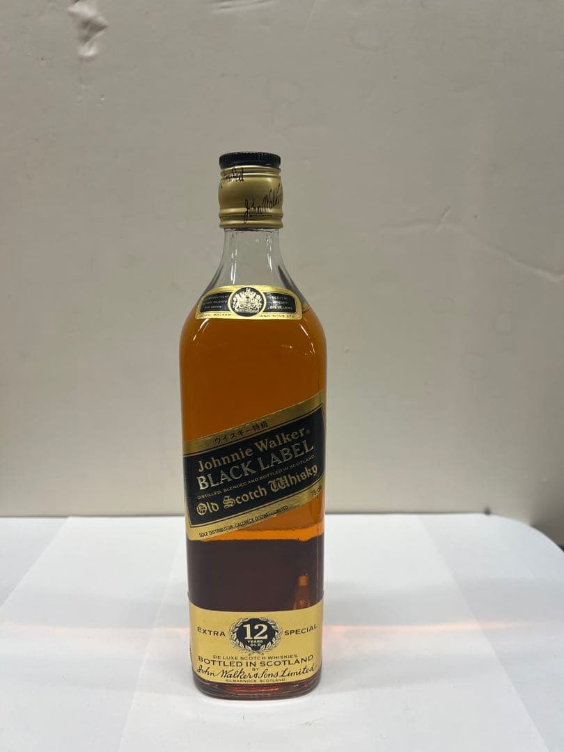 ジョニーウォーカー 赤ブラックラベル12年 750ml 43% 二本古酒 未開栓