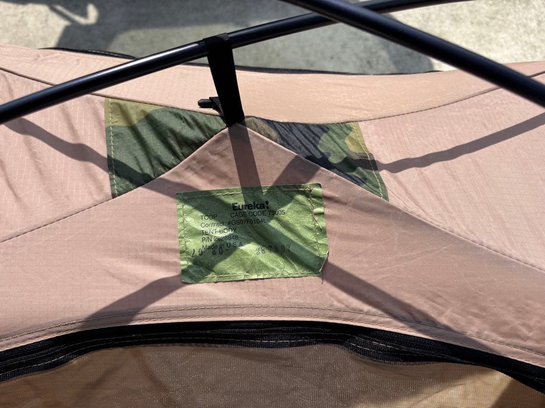 米軍 テント デッドストック ヨーレイカ　ECWT TCOP ソロ eureka