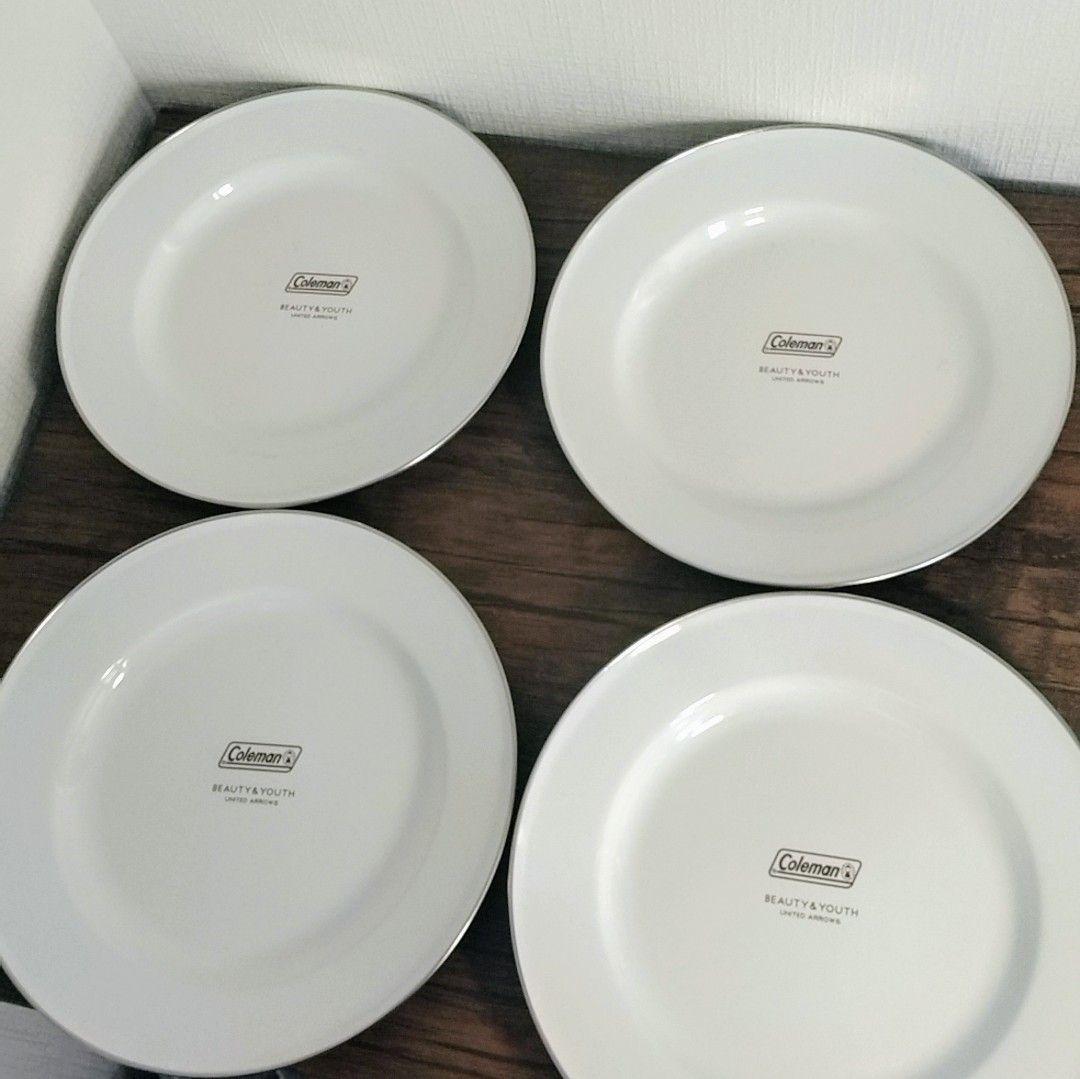 Coleman UNITED ARROWS 別注 エナメルディッシュ＆カトラリー