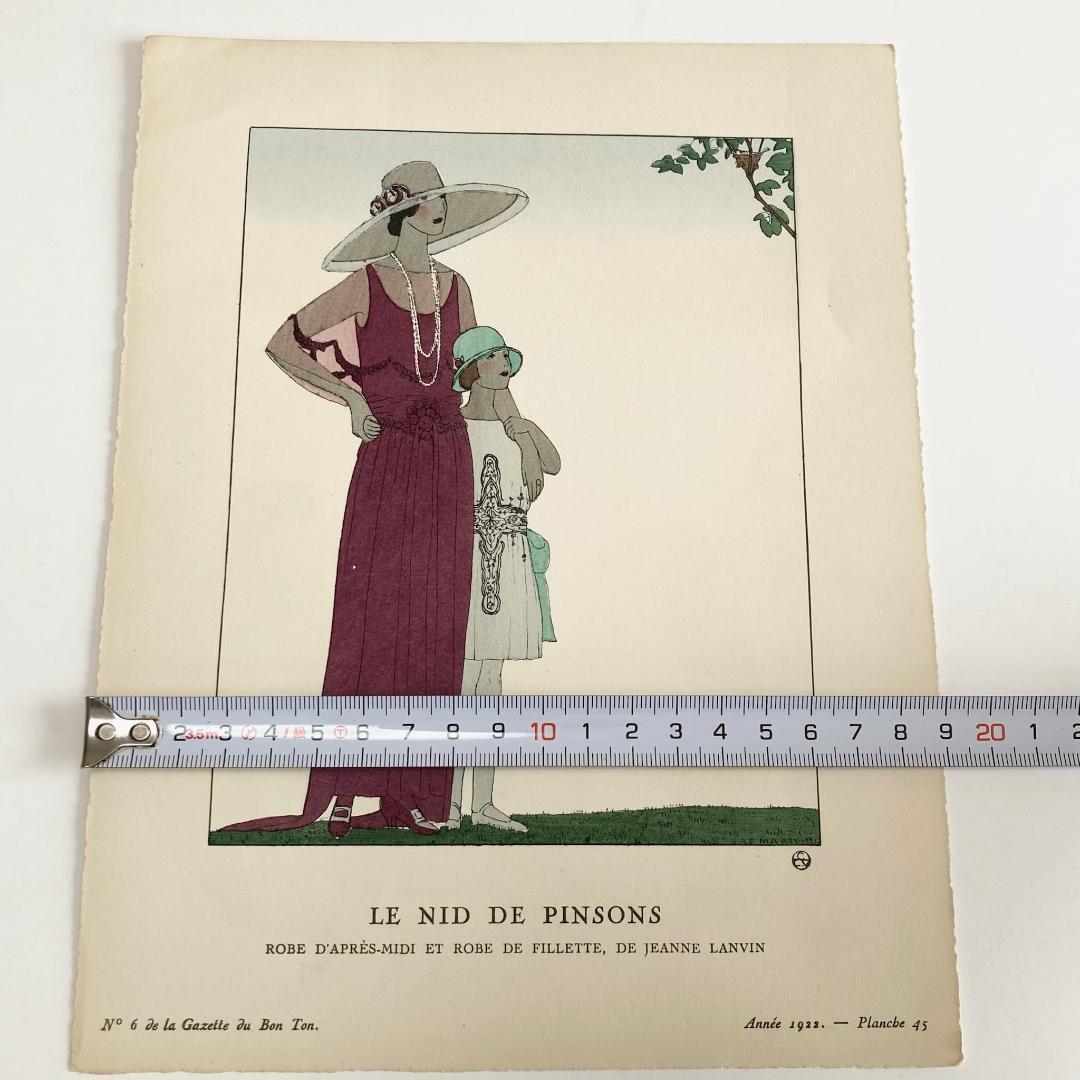 A.E.マルティ☆ファッションプレート『LE NID DE PINSONS』
