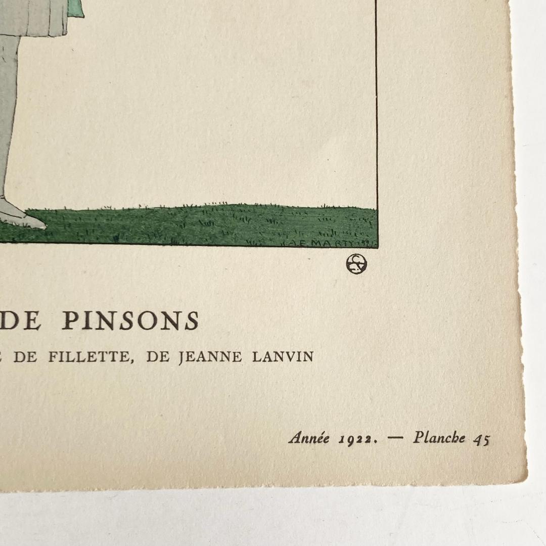 A.E.マルティ☆ファッションプレート『LE NID DE PINSONS』