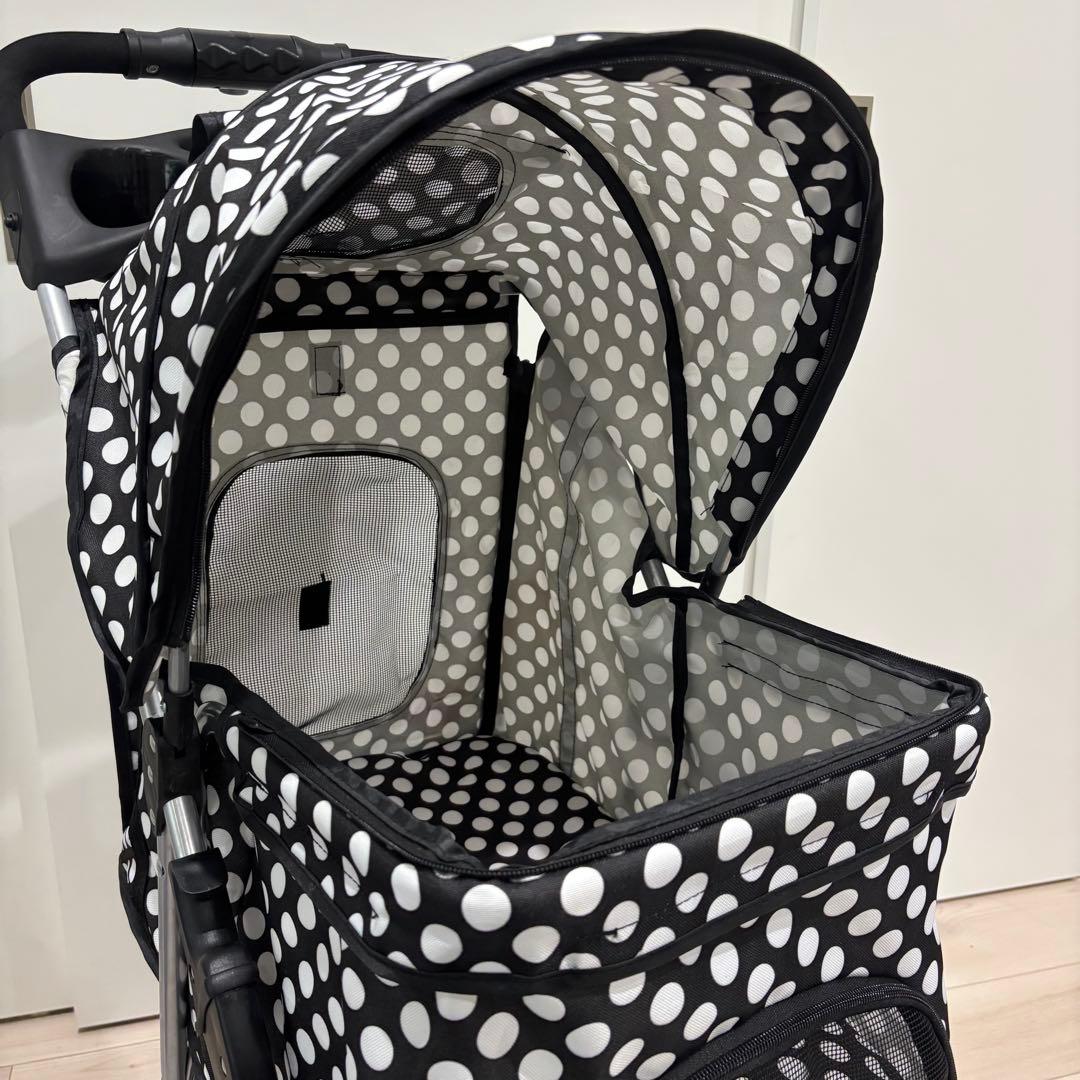 ペットカート 猫 犬 バギー 多頭用 カート 犬用ベビーカー 折りたたみ 四輪