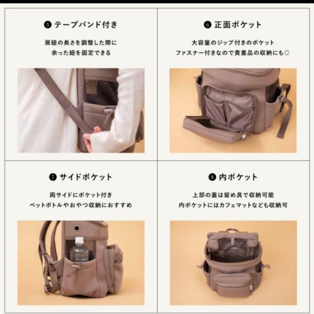 citydog ネオプレーンバックパックキャリー ブラウンRサイズ