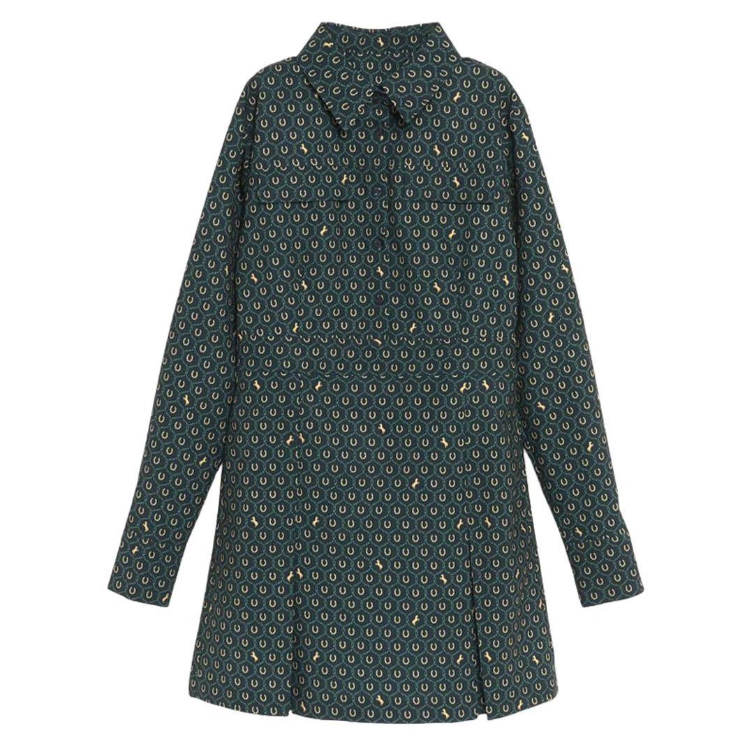 eimy golf ♡ Horseshoe print シャツワンピース