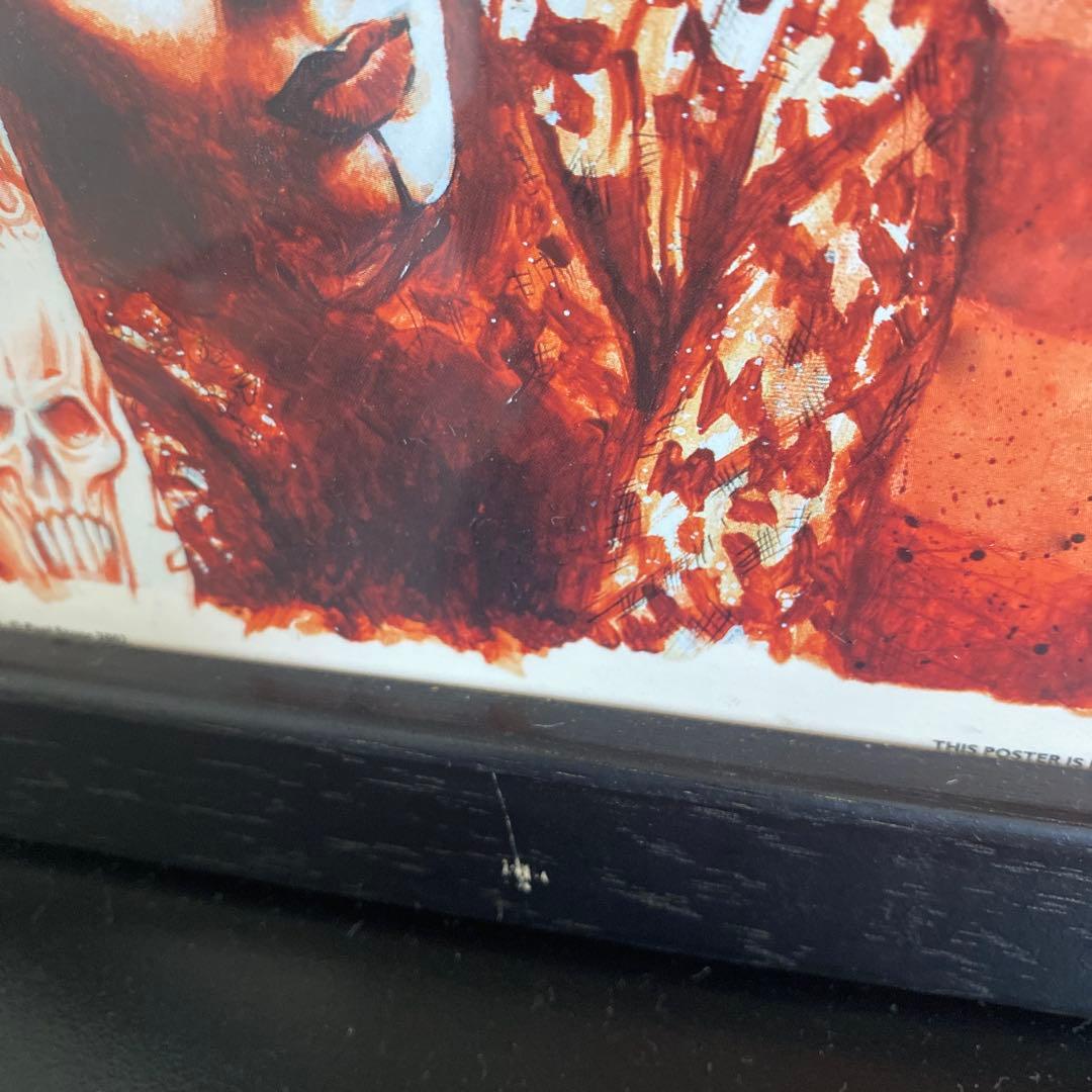 US UKミュージシャンポスター　額入り　　ニルヴァーナ　レッチリ　激レア　廃盤