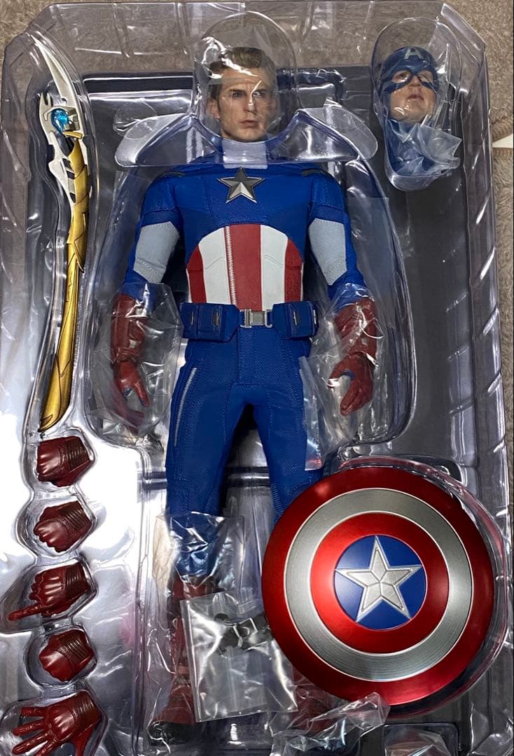 ホットトイズ ムービーマスターピース キャプテンアメリカ エンドゲーム 2012