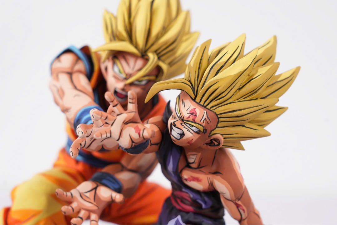 二次元リペイント ドラゴンボール フィギュア 親子かめはめ波 プルーヴィー