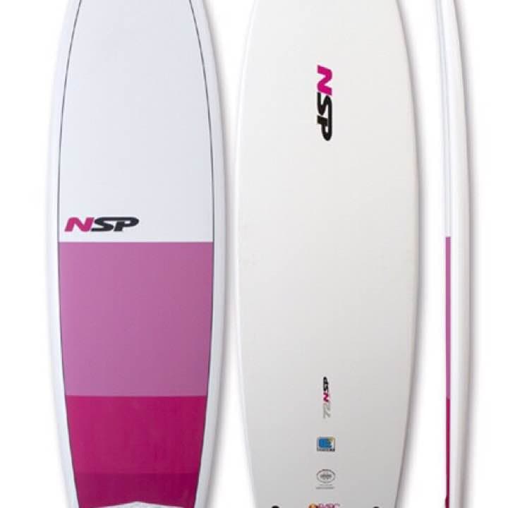 半額！初心者♡女性におすすめ♡ＮＳＰ Ｂ４ＢＣ ファンボード ７＇２ ピンク