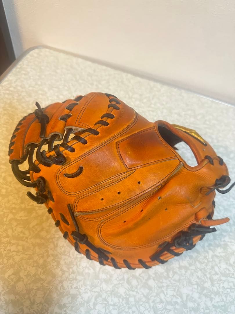 ミズノ キャッチャーミット オレンジ