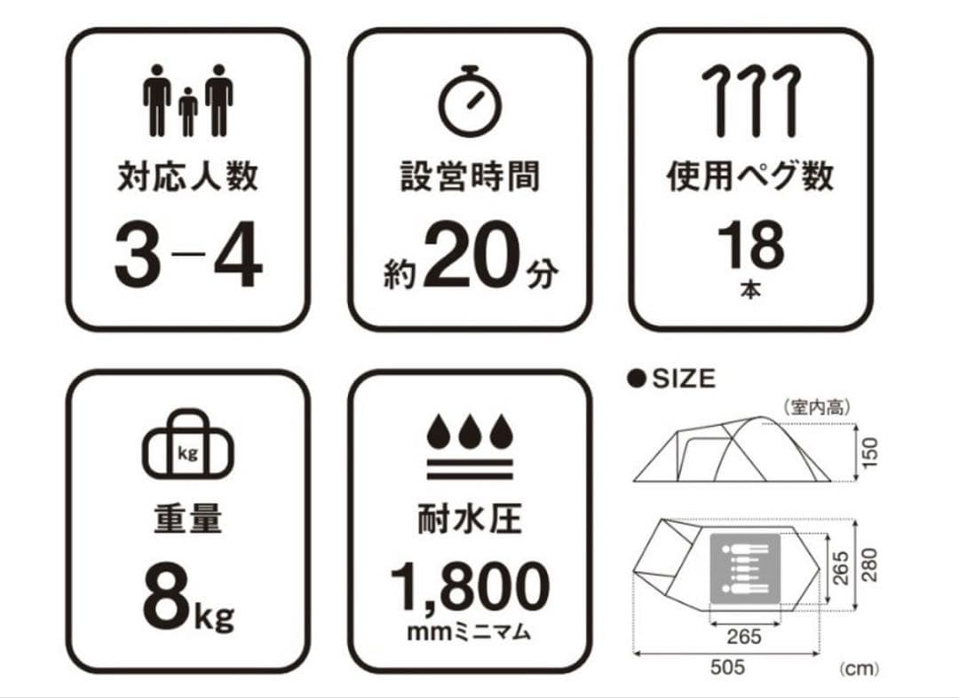 【 peak】アメニティドームM