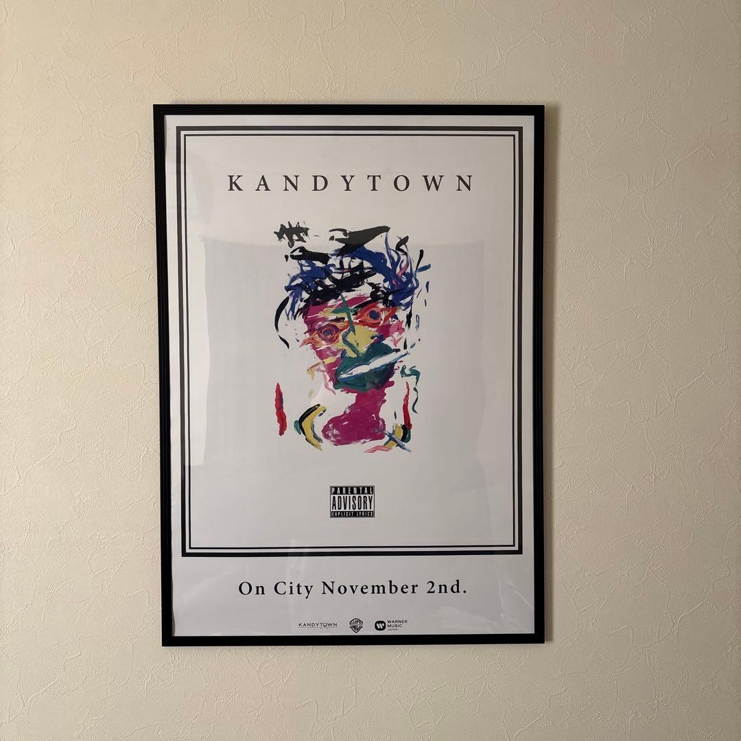 非売品 KANDYTOWN 1stアルバム ポスター 額縁付き