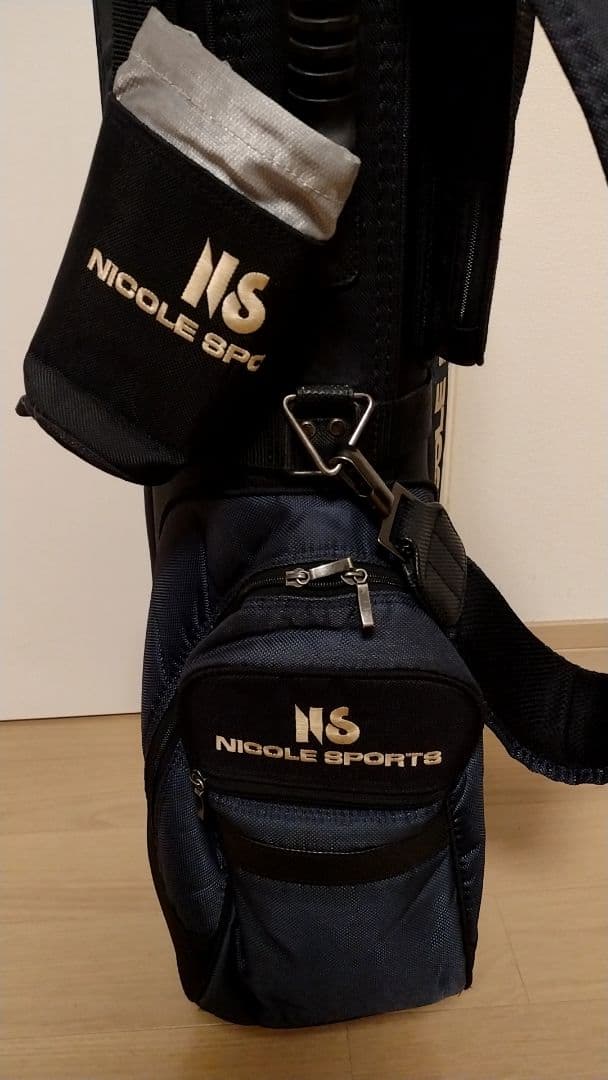 NICOLE SPORTS キャディバッグ ネイビー