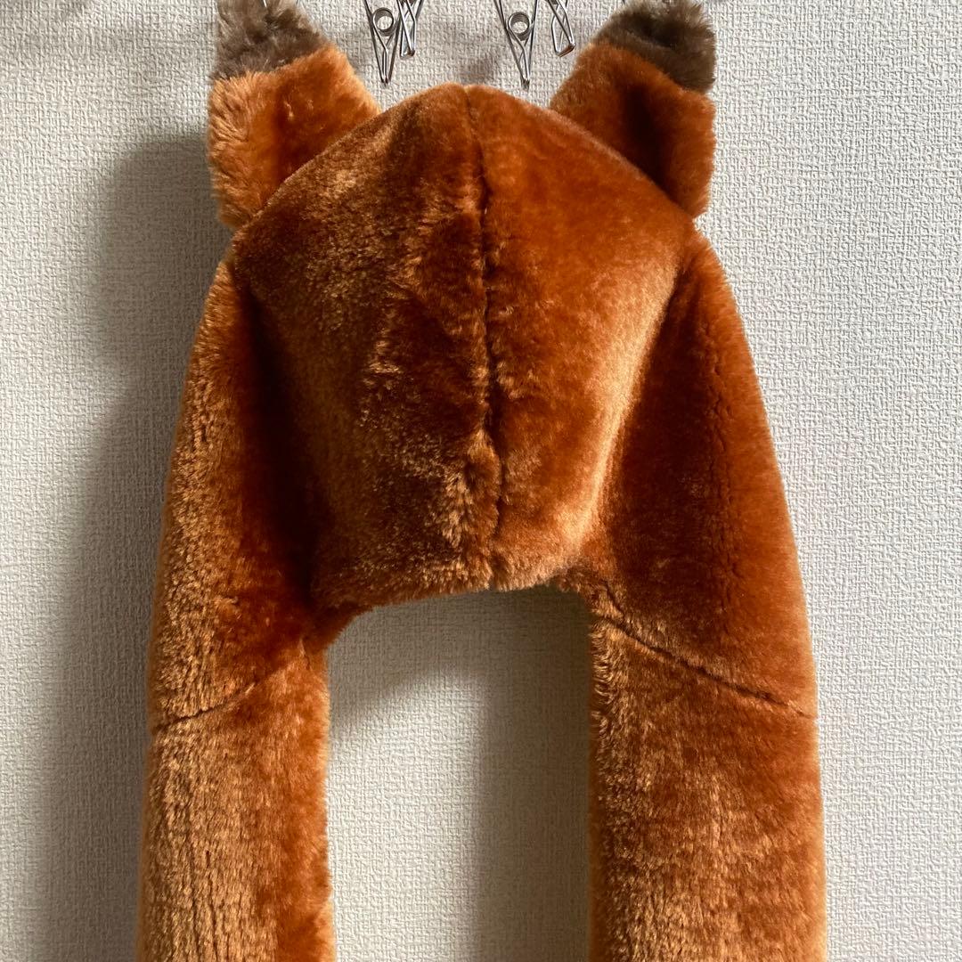 ニックワイルド フード付きマフラー