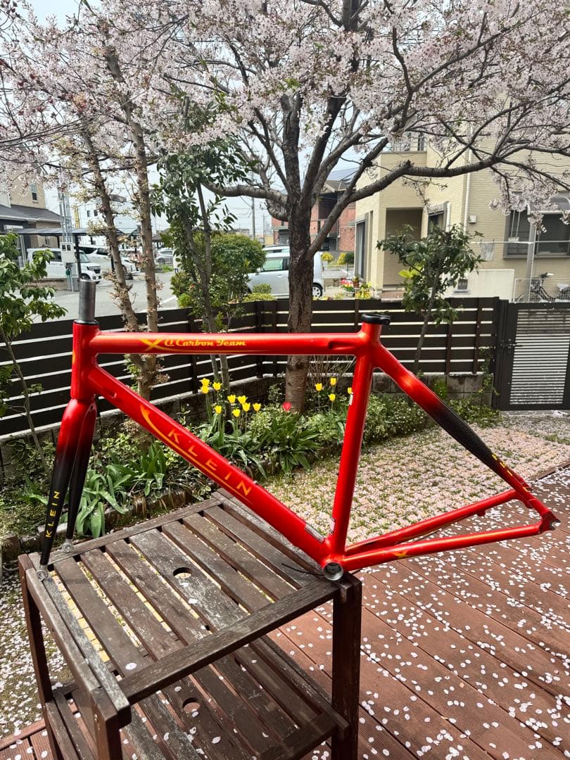 クラインqカーボンチームフレーム 希少  Q-Carbon TEAM