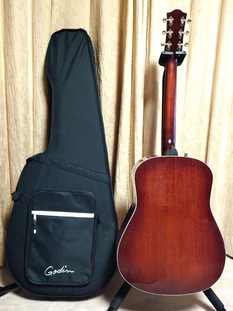 かなり美品 オール単板 ゴダン Godin エレアコ セミハードケース付