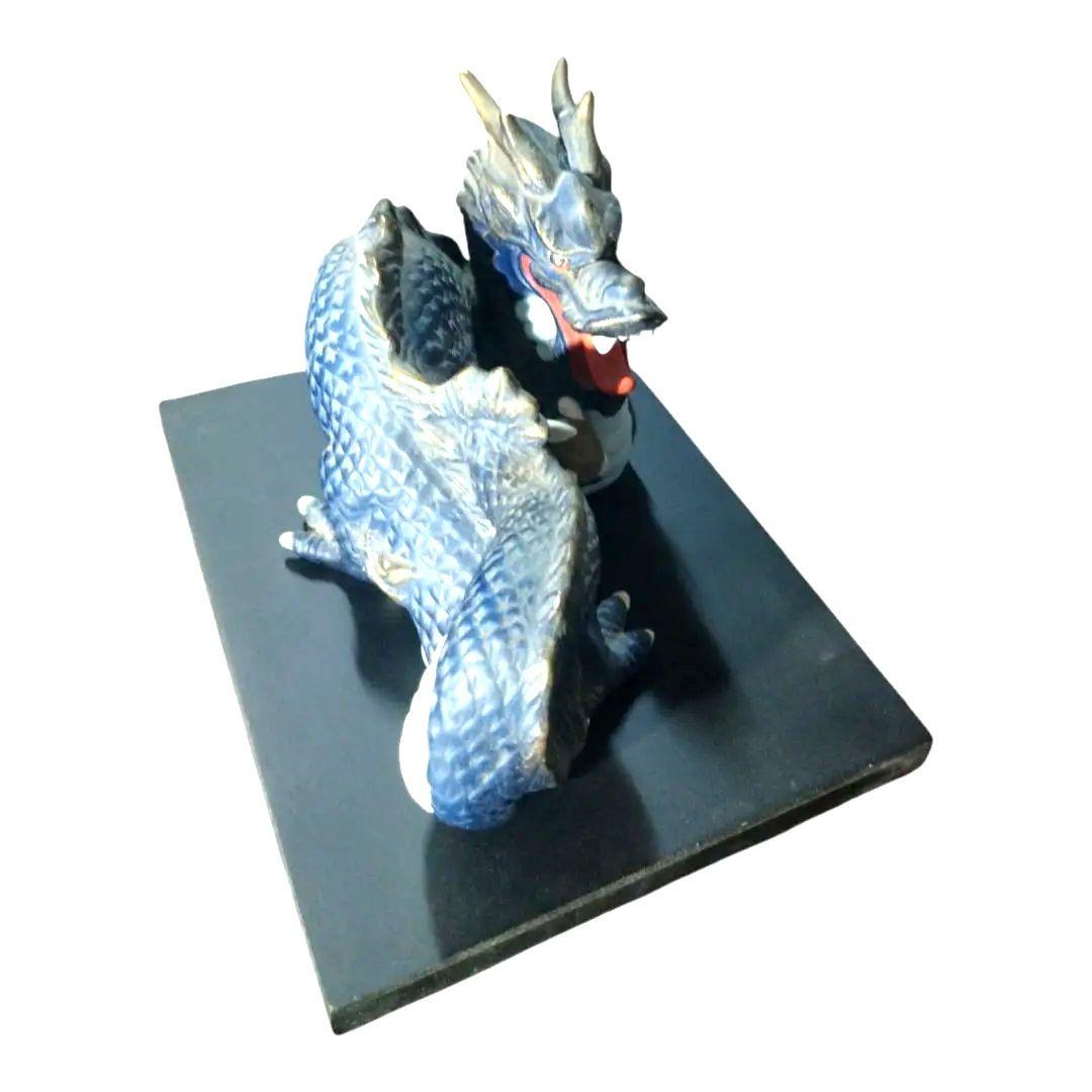 か*ん様 博多人形　　辰　縁起物 ドラゴン　昇竜　リュース品