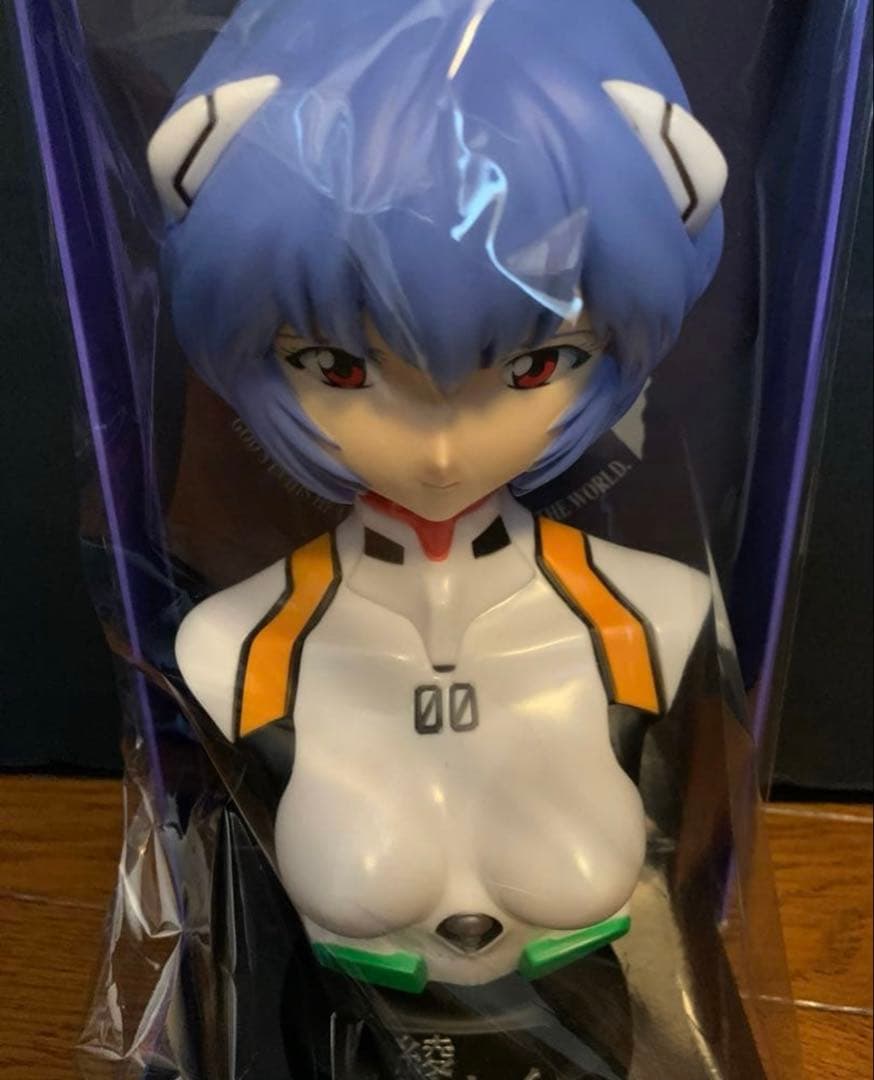 エヴァンゲリオン　綾波レイ　胸像　ソフビ　フィギュア　あげたゆきを　綾波　エヴァ