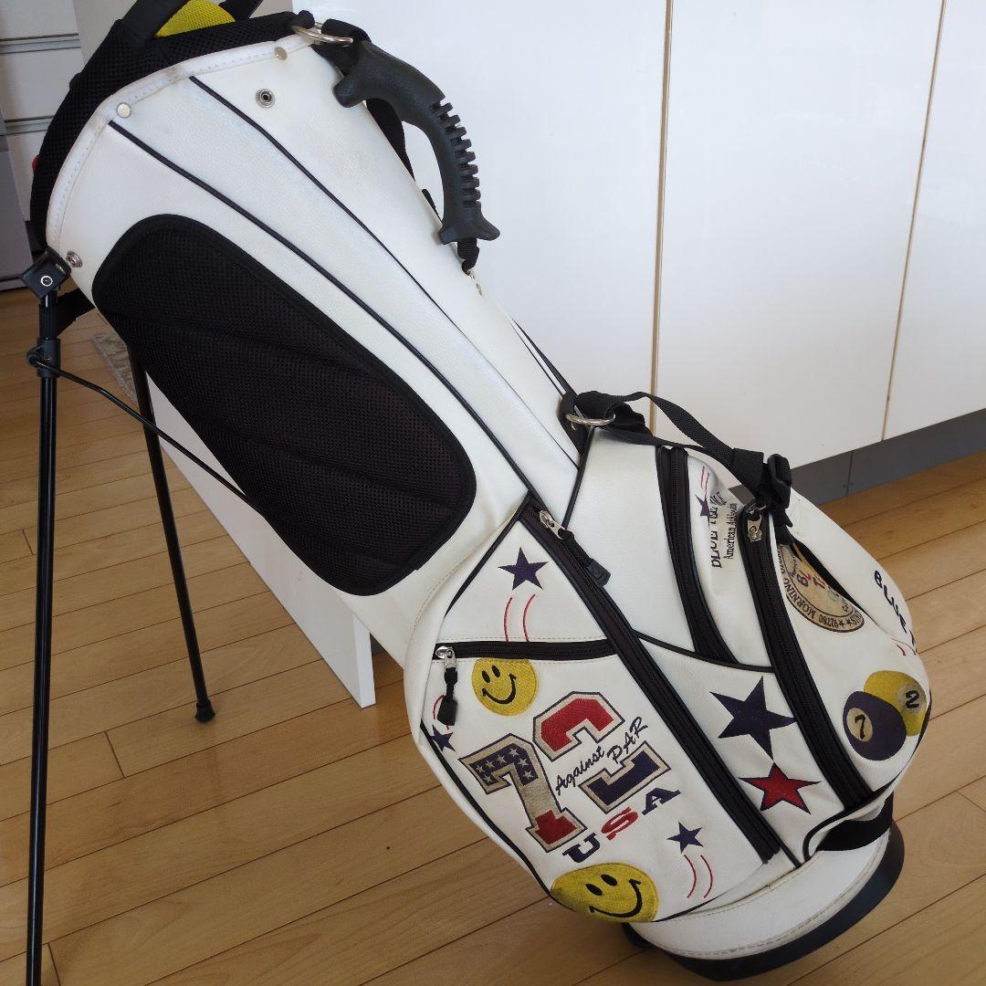 BLUE TEE GOLF キャディバッグ ホワイト
