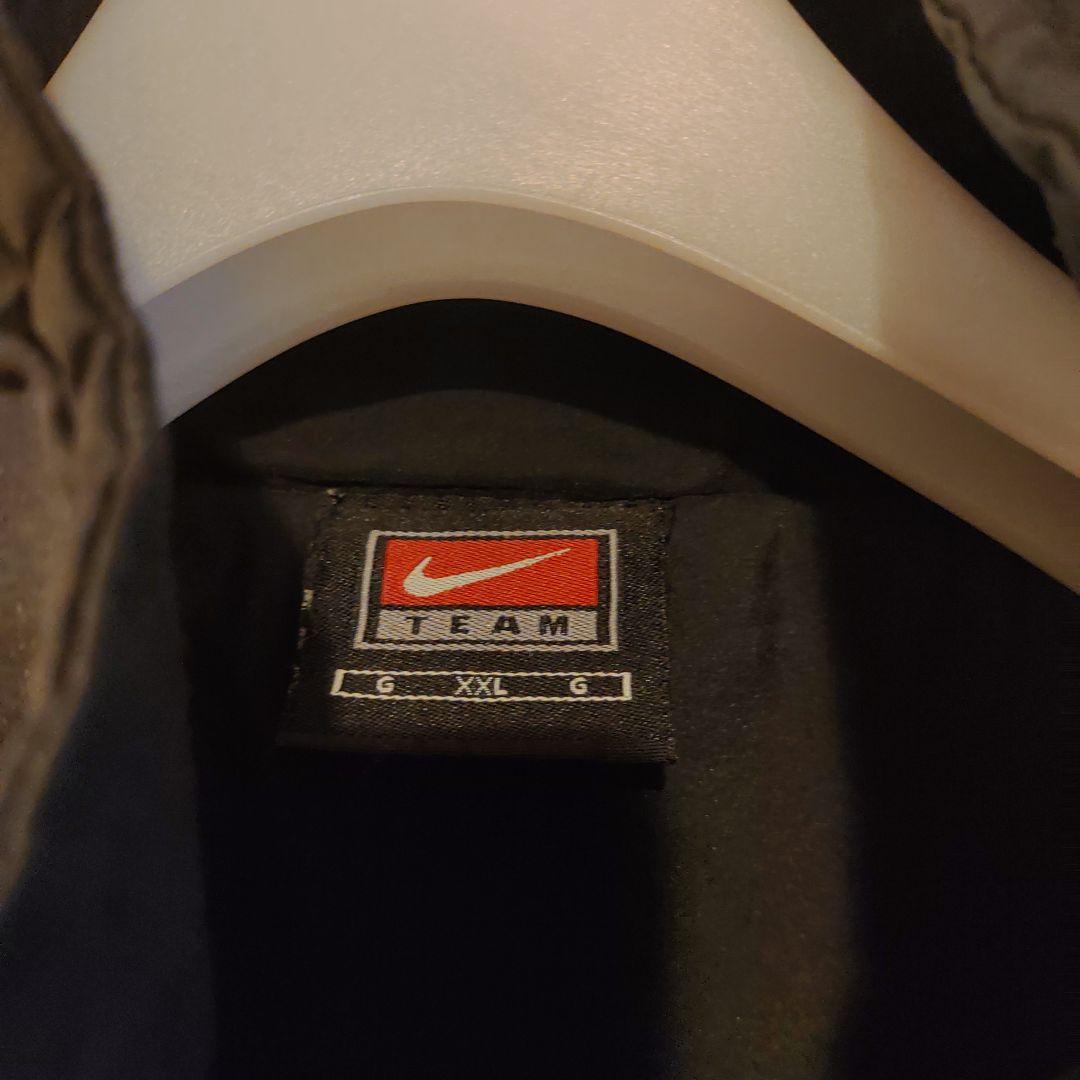 90‘　ナイキ　ナイロンジャケット　ロゴ　刺繍　L程度