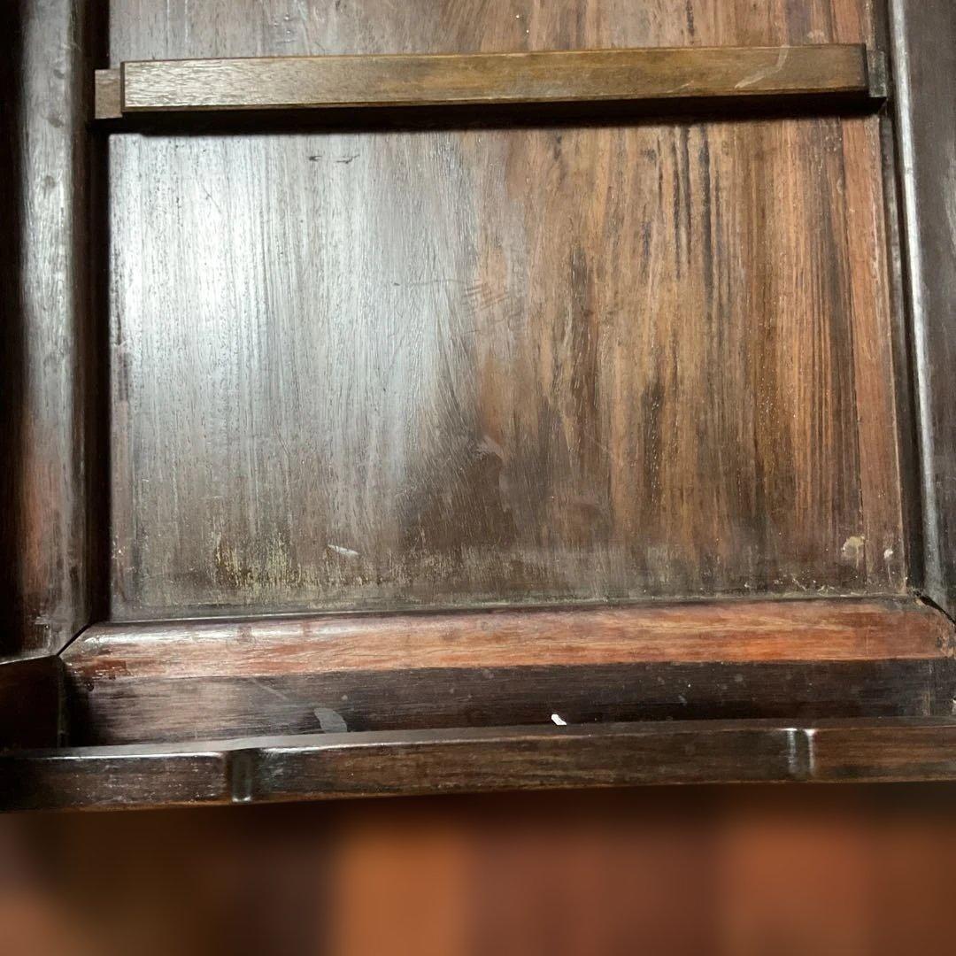 唐木製、シンプル座卓、紫檀、アンティーク