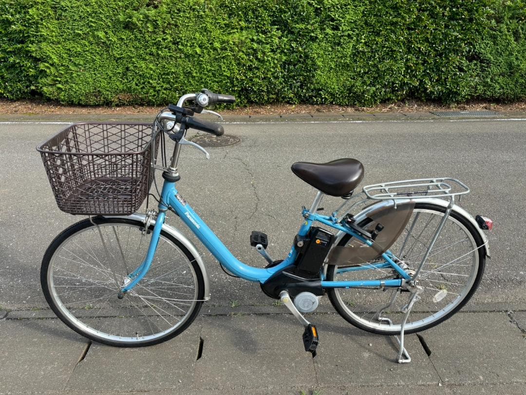 パナソニック 電動自転車 ビビ・L 26型 12Ah 内装3段 ターコイズブルー