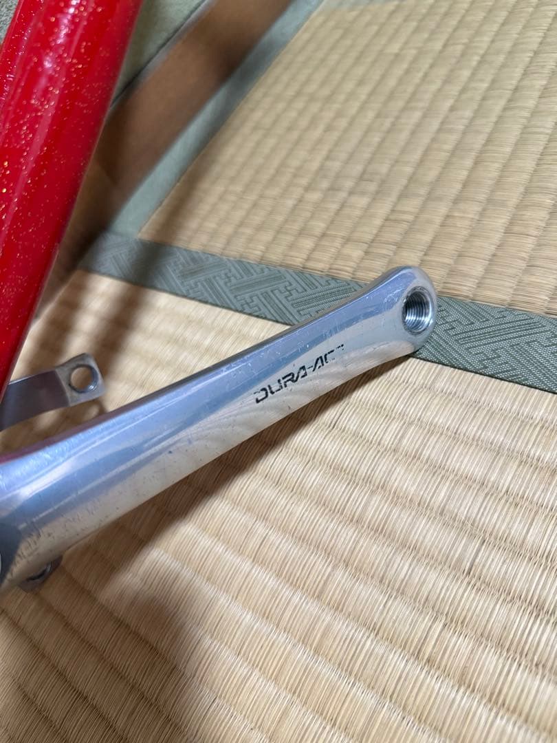 NJS UMEZAWA 金ラメ fc7600 クランク付きフレームセット