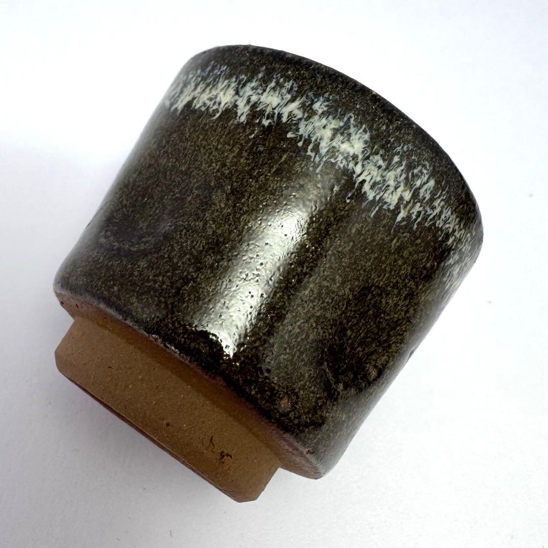 新品未使用 越前焼き お猪口 ぐい呑み 酒器 5客セット 共箱 伝統工芸 陶芸