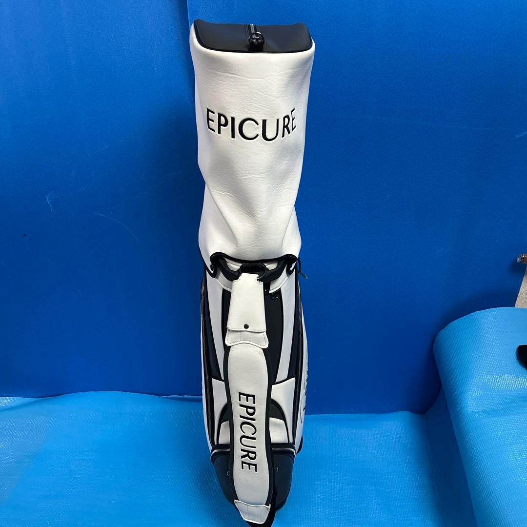 EPICURE キャディバッグ ホワイト/ブラック美品商品