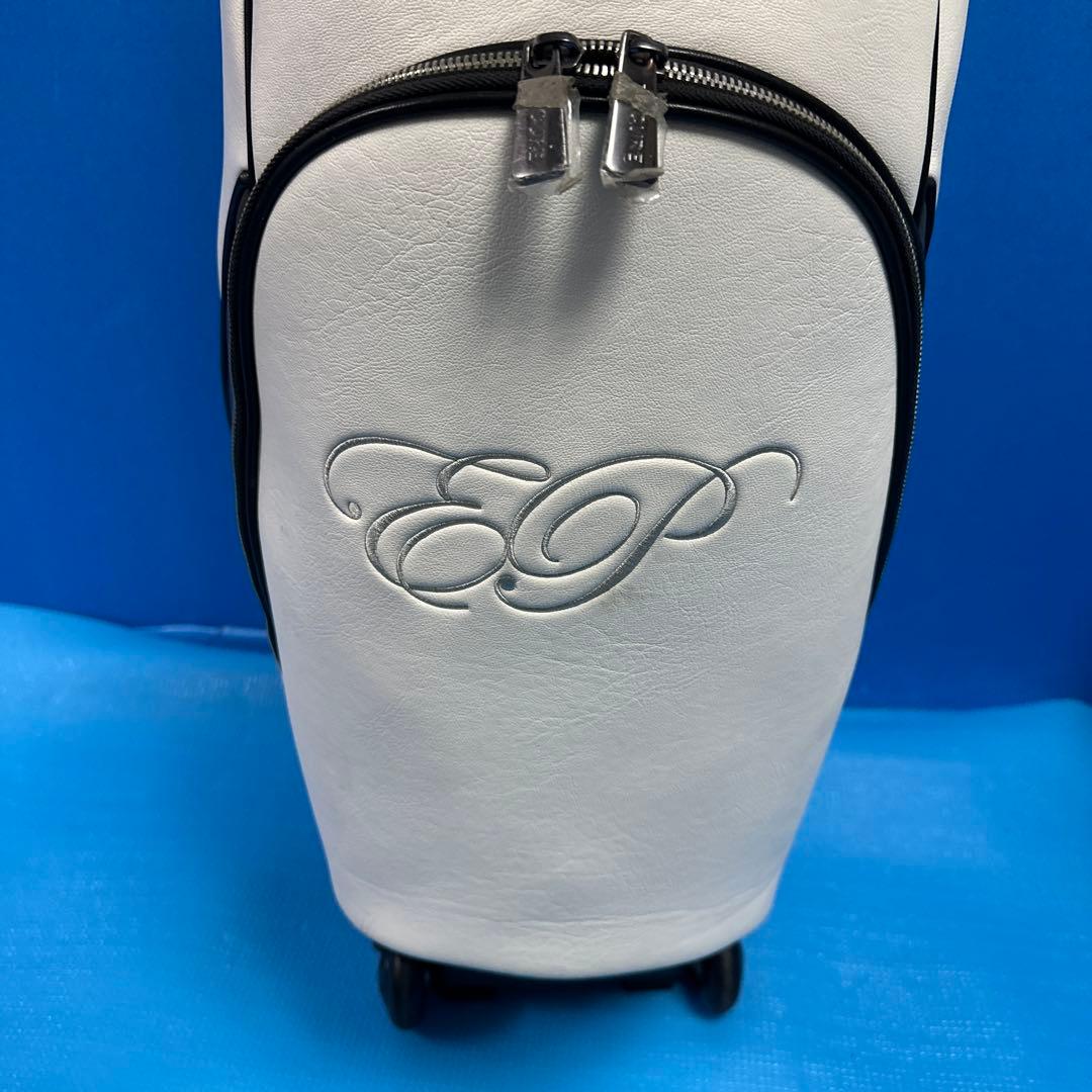 EPICURE キャディバッグ ホワイト/ブラック美品商品