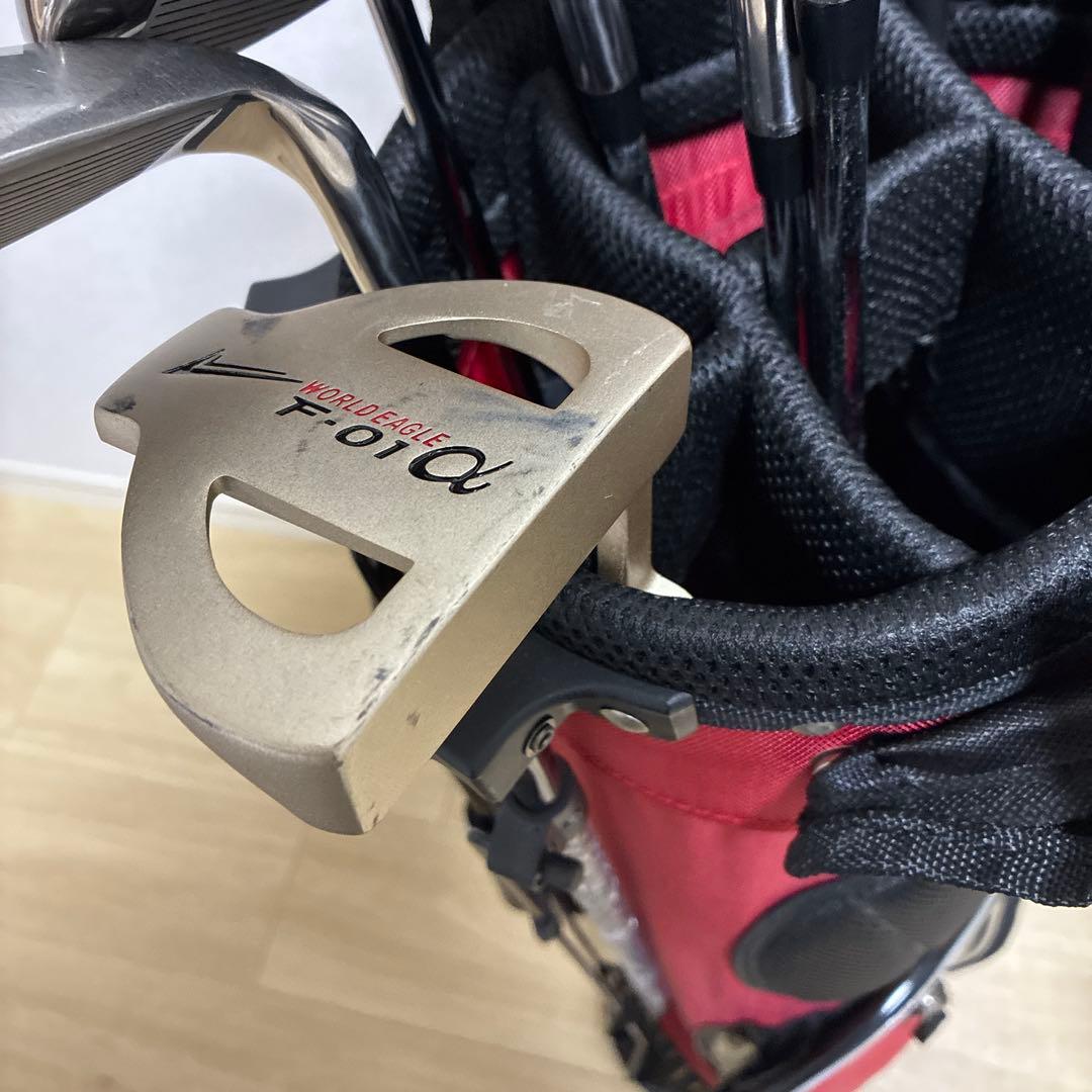 レフティ左利き用　WORLD EAGLE F-01α ゴルフクラブセット　10本