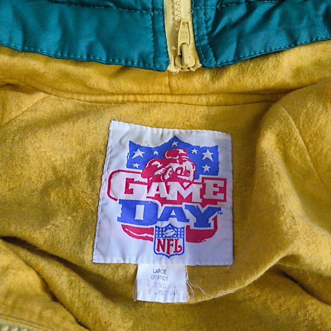 NFL Green Bay Packers フード付きジャケット　ビンテージ　Ｌ