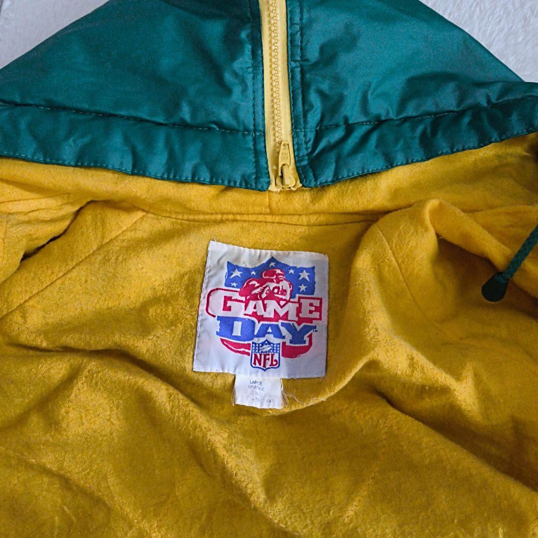 NFL Green Bay Packers フード付きジャケット　ビンテージ　Ｌ