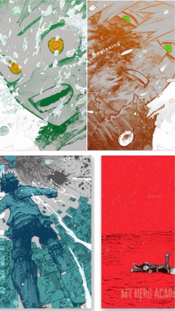 僕のヒーローアカデミア 原画展 アートポスター