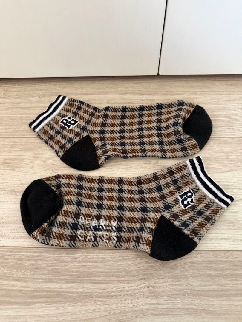 パーリーゲイツ メンズ チェック柄 ジャケット パンツ サンバイザー セット 6