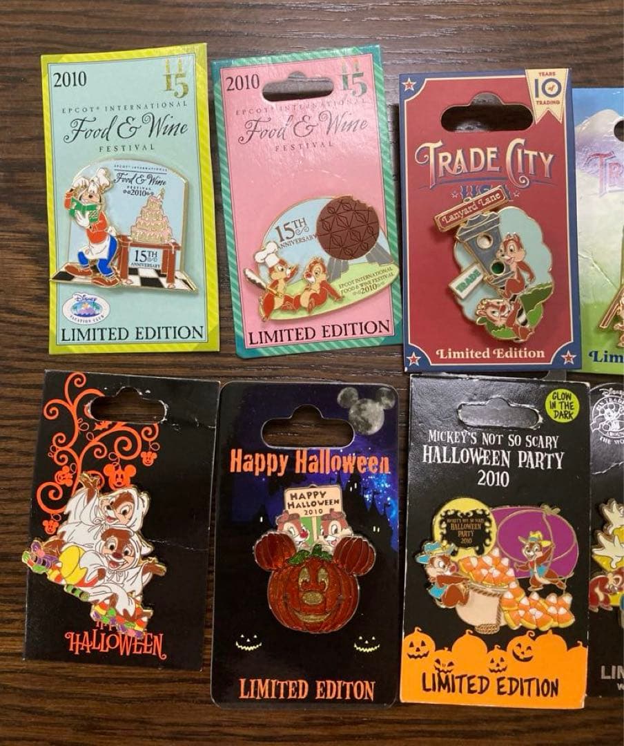 海外ディズニー　WDW チップとデール　ミッキー ミニー　ティンク　ピン　限定