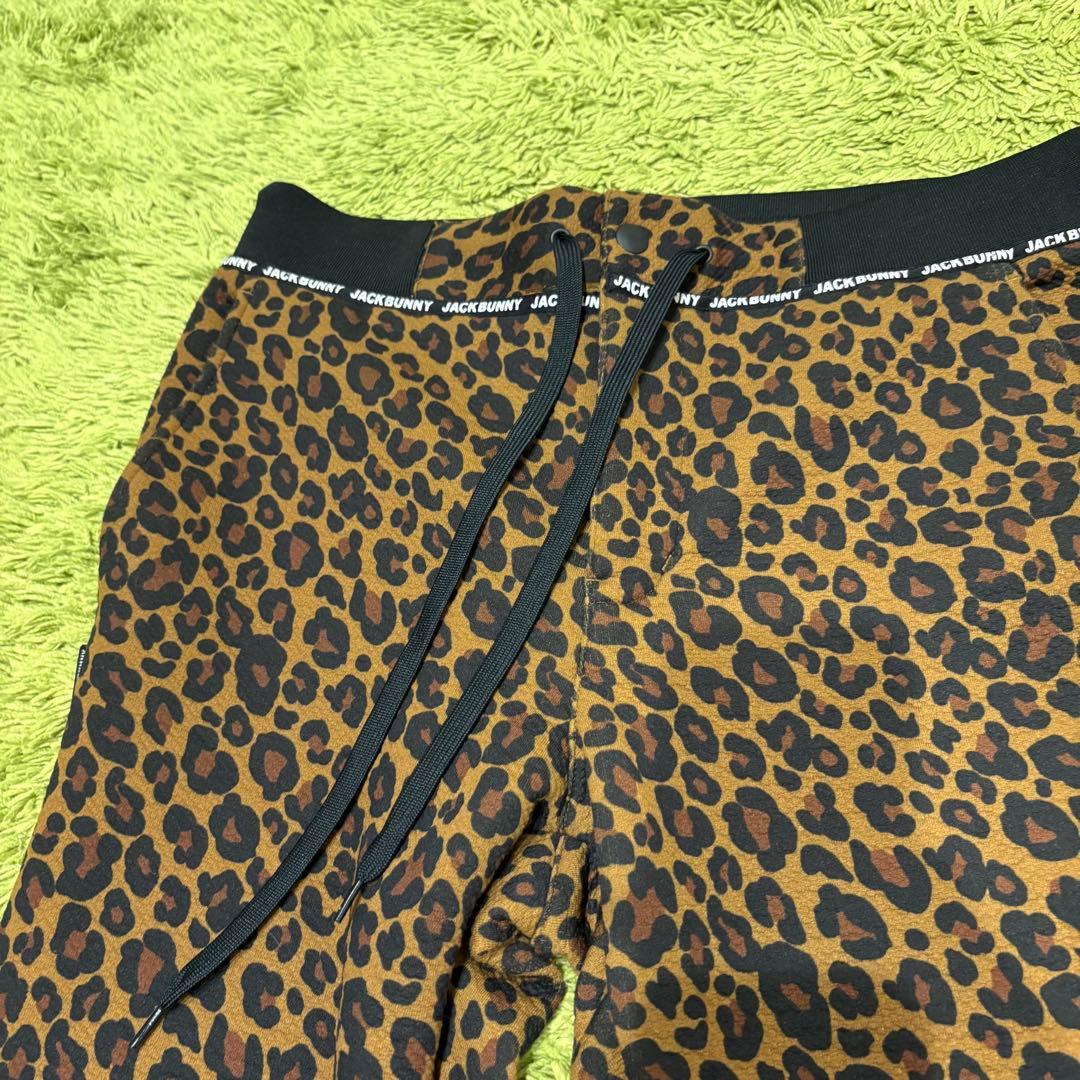 ジャックバニー Jack Bunny!! ジョガーパンツ レオパード サイズ5