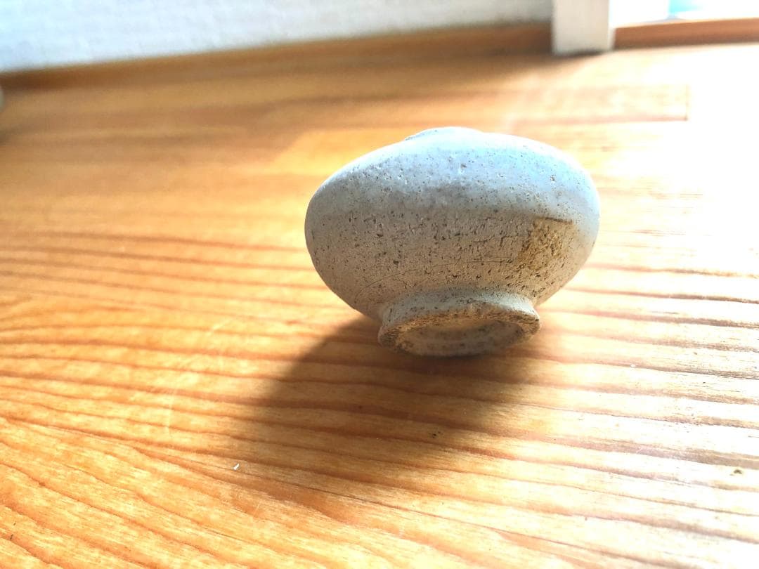 【タイ・骨董】宋胡録（スンコロク）白釉 小壺（1301年~1600年）