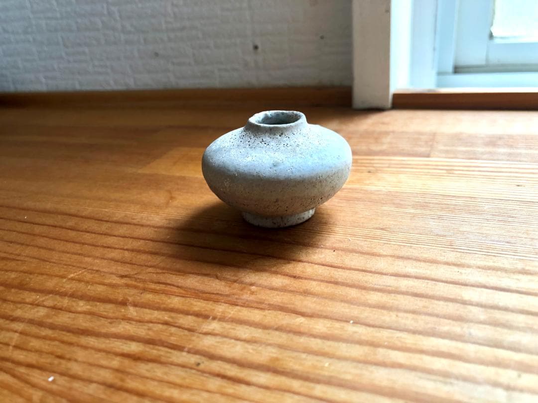 【タイ・骨董】宋胡録（スンコロク）白釉 小壺（1301年~1600年）