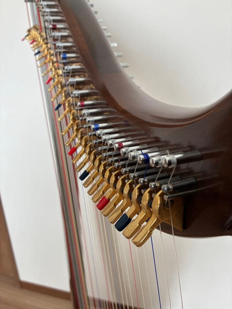 青山ハープ　NON PEDAL HARP 34S(WN)