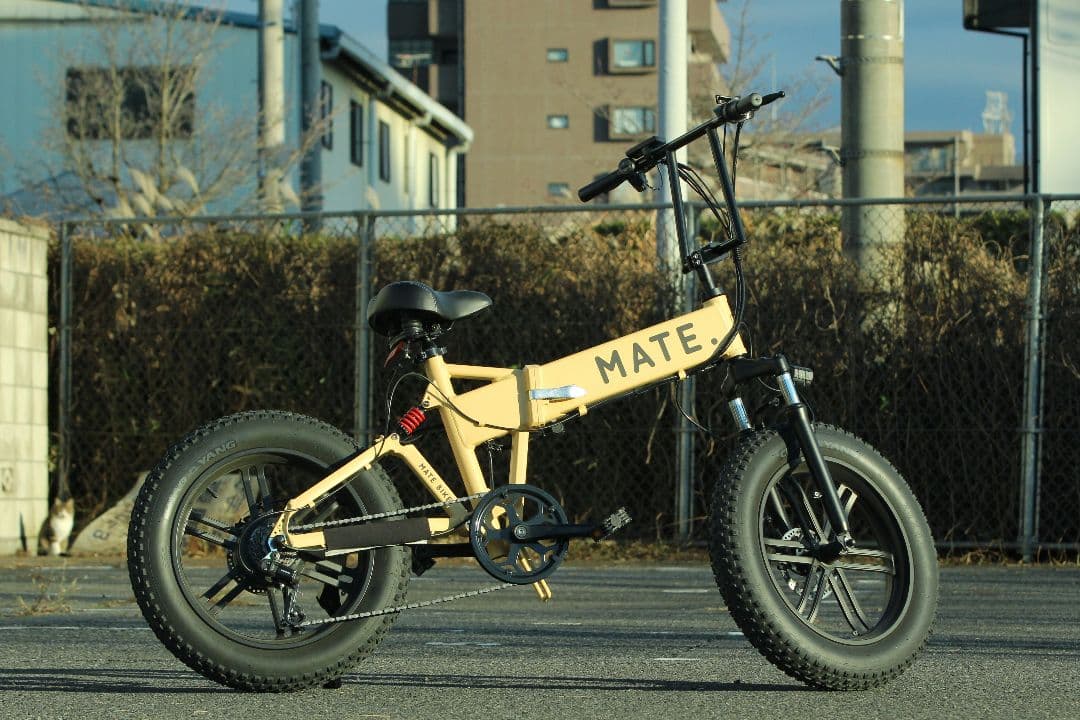電動アシスト自転車　ファットバイク　MATE.